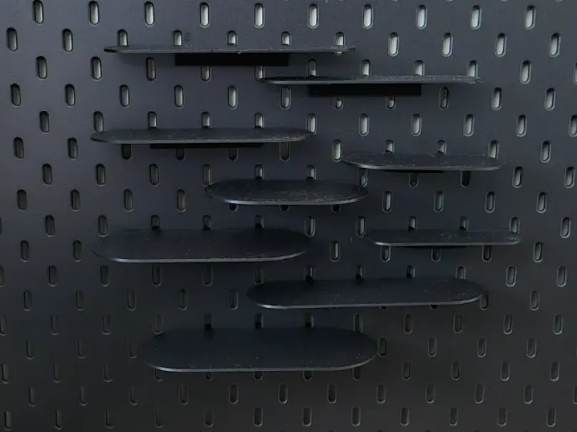 IKEA Skadis Oval Flat Shelf by Lenteh
