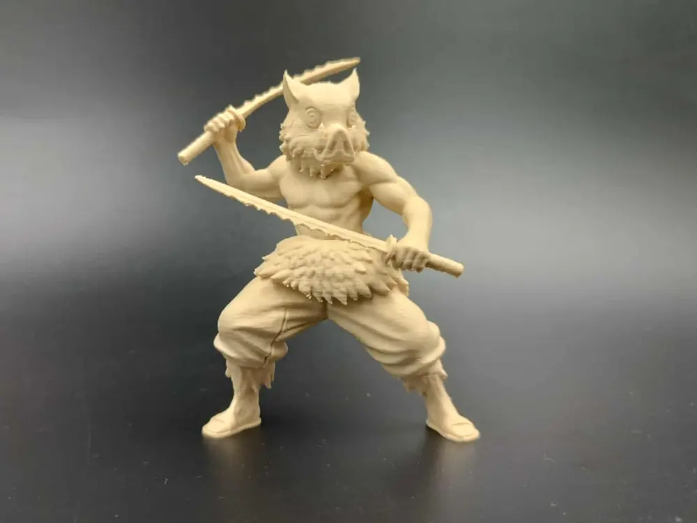 Inosuke Hashibira Demon Slayer Figure by drakeforge3d