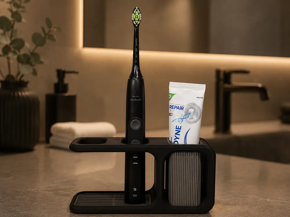 Japandi Toothbrush Stand by KIX3D