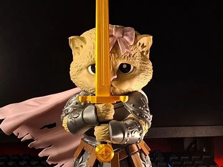 Knight Cat by makei3d