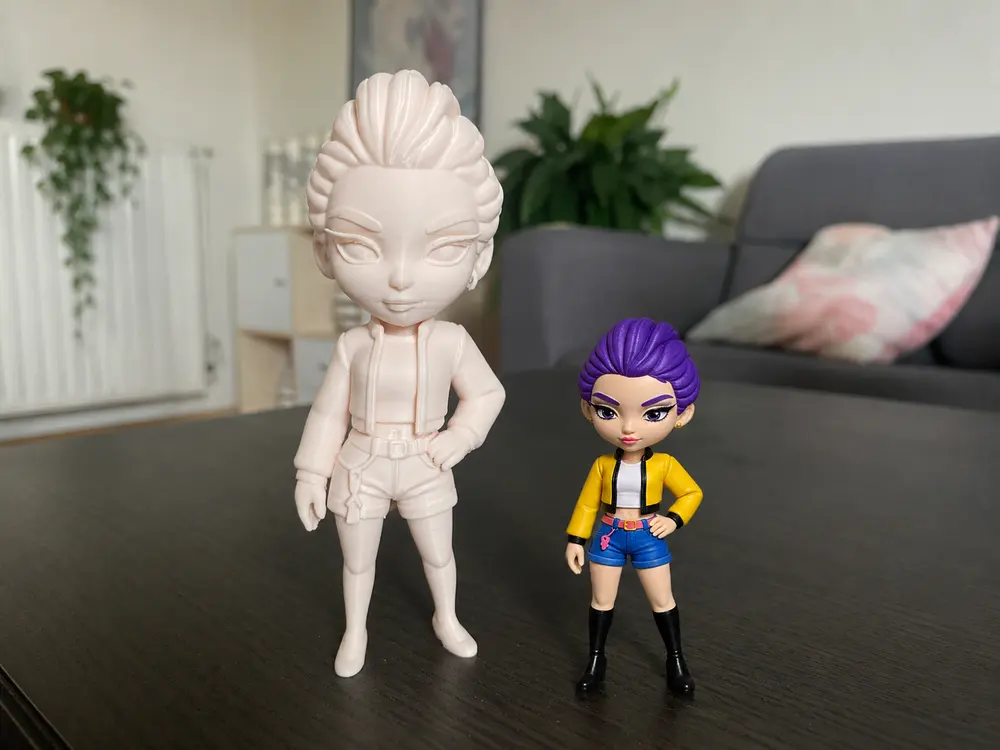 Kpop Demon Hunters Rumi Chibi Style by Realox89