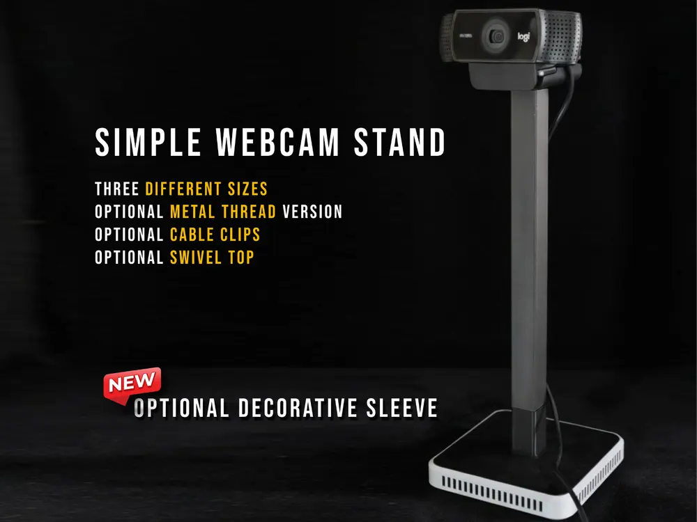 Logitech Webcam Stand by TheGadgetFreak