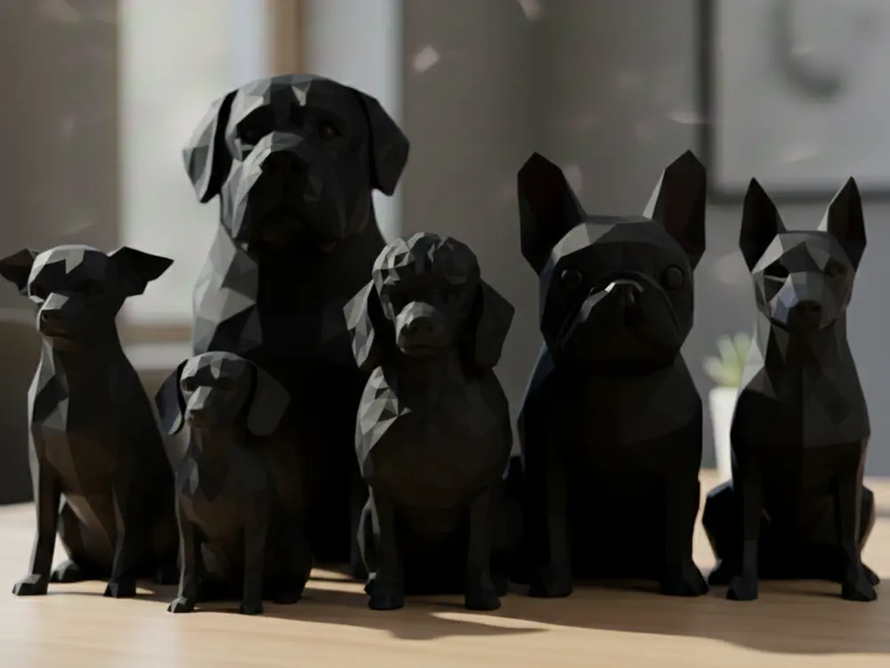Low-Poly Animal Collection Figure by Wizzart.Creation