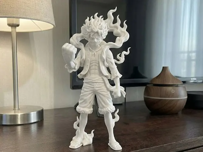 Luffy Gear 5 Sun God Nika Figure by Clean Studio