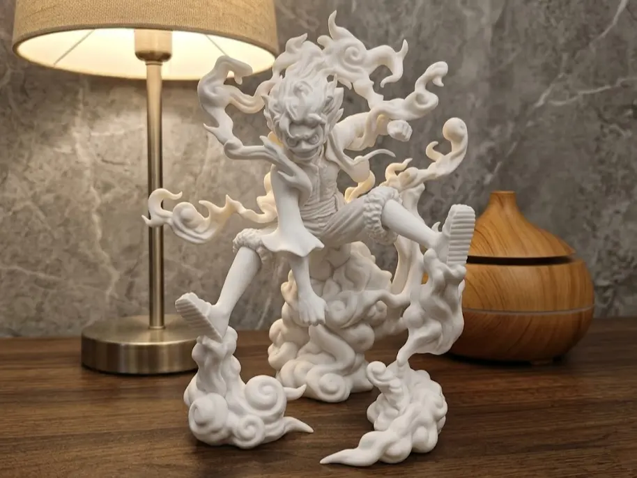 Luffy Gear 5 Warrior of Liberation Figure by Clean Studio