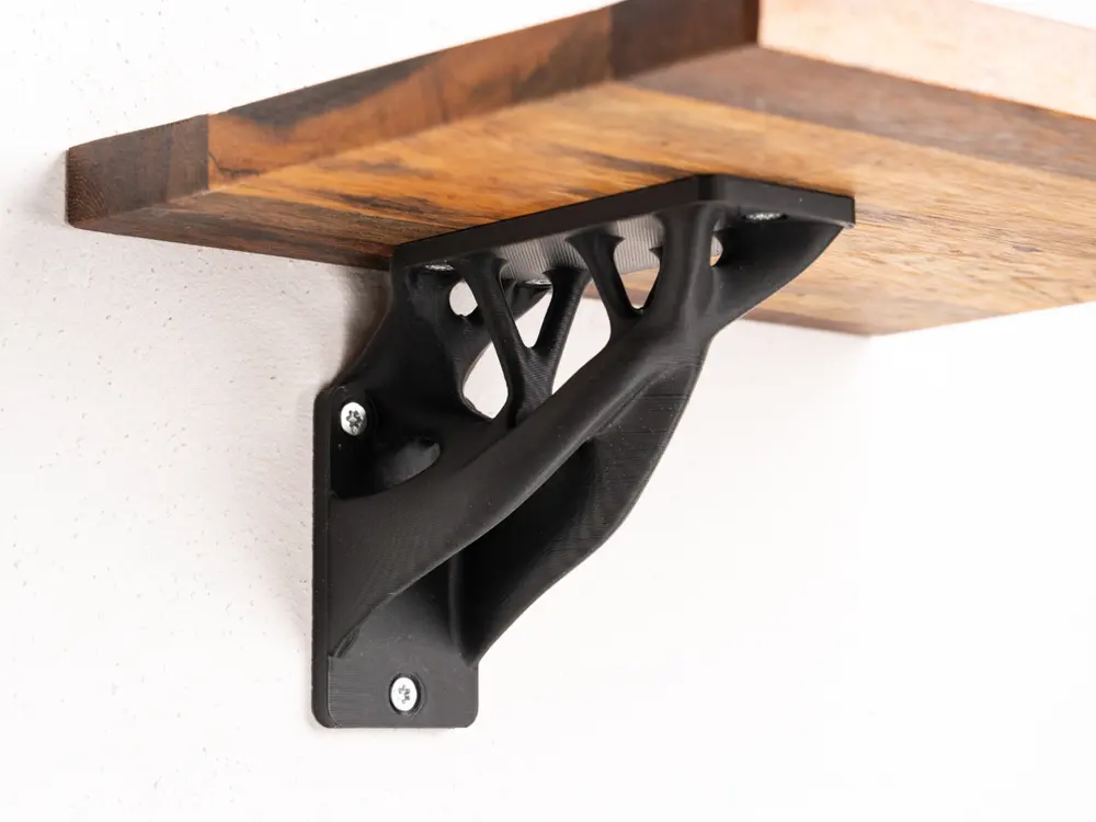 Medium Topology Optimized Shelf Bracket by Basement Factory