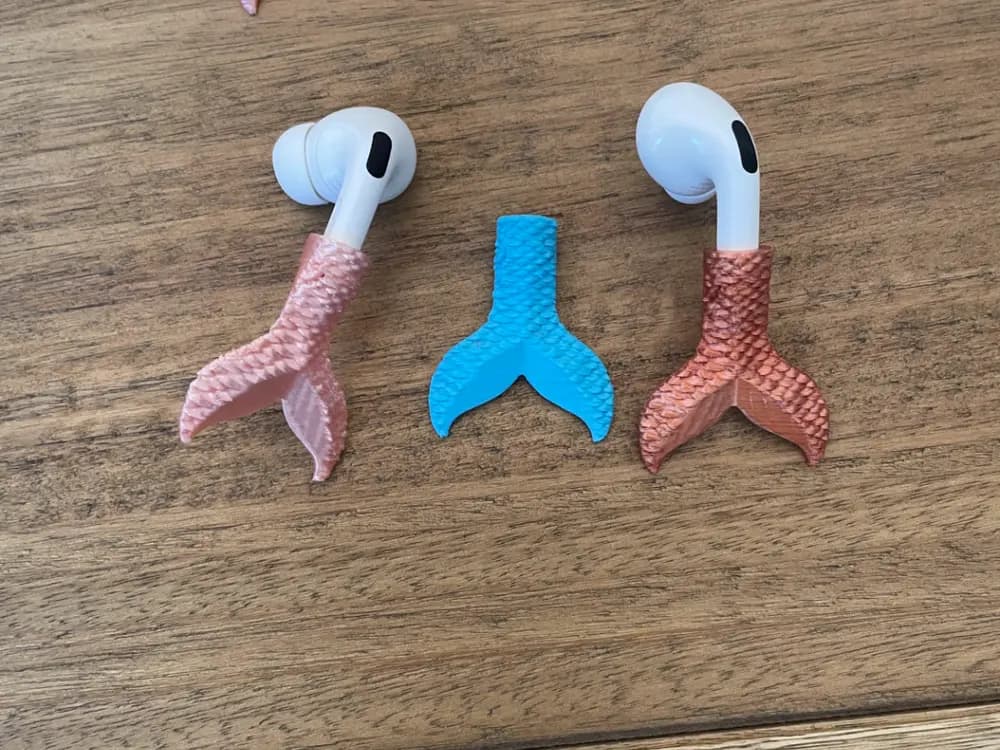 Mermaid Tail Airpod Charms by meow skulls