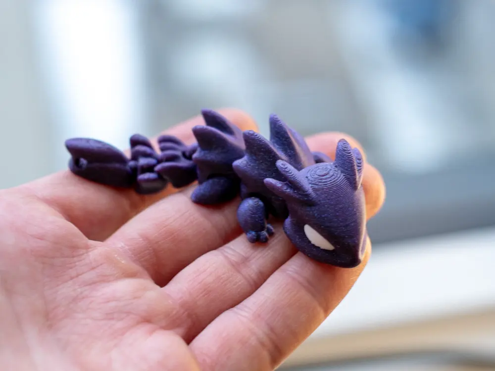 Mini Articulated Dragon 02 by Printzee