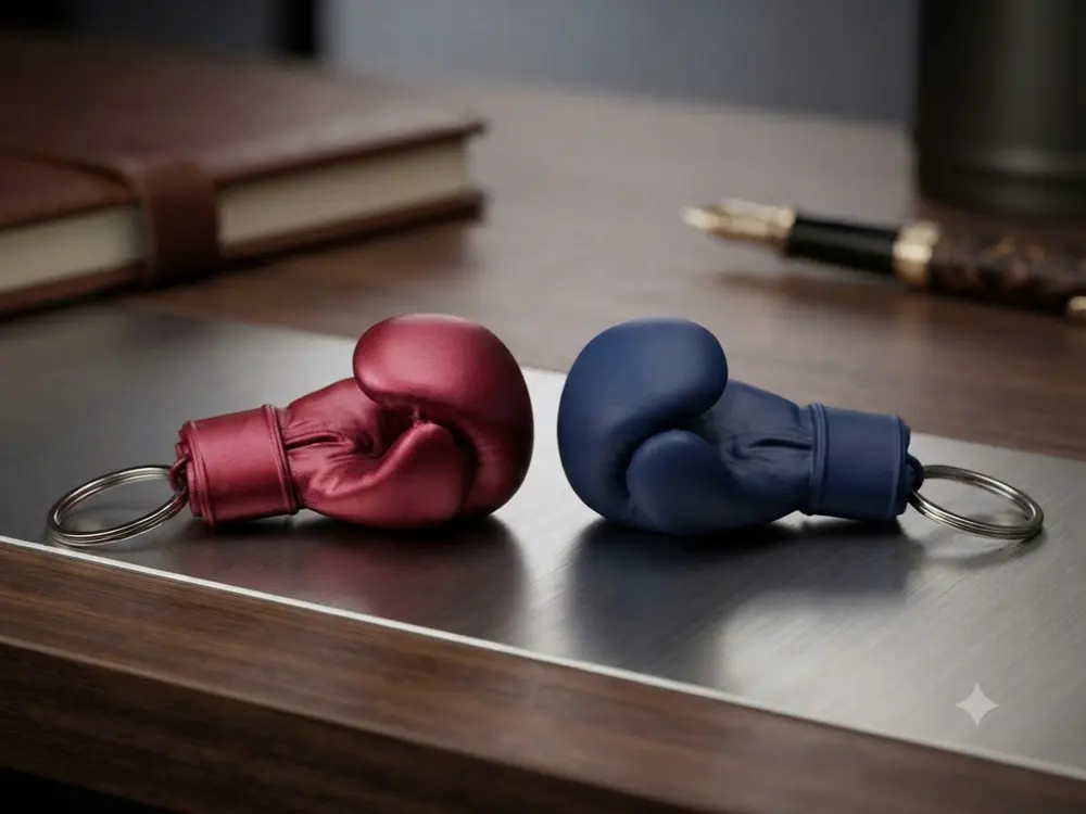 Mini Boxing Glove Keychain by Dat 3D Printing