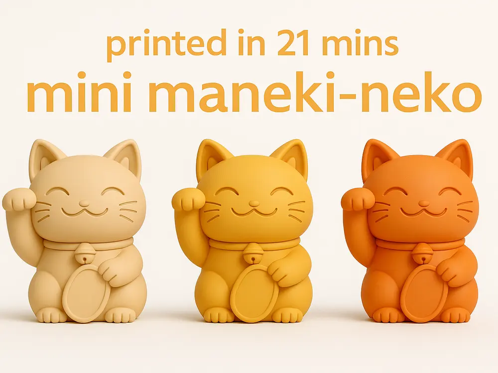 Mini Maneki-Neko by CraftedDesigns