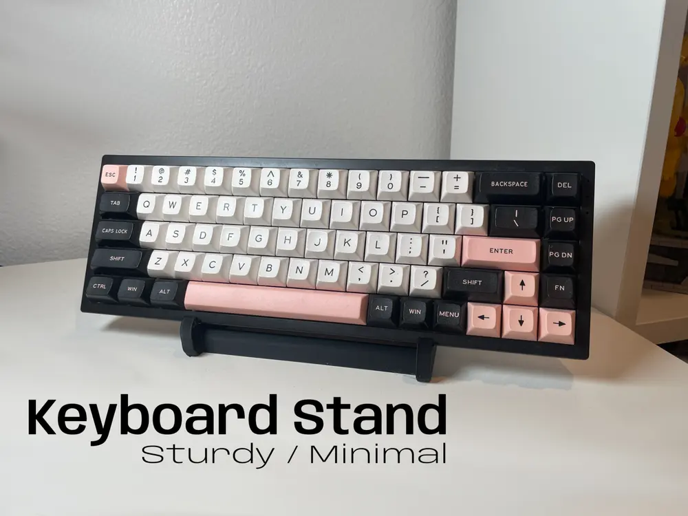 Minimal Sturdy Keyboard Stand by Kit Crafters