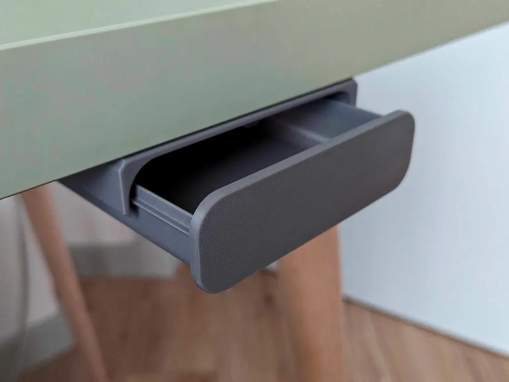 Minimalist Underdesk Drawer by DodoDrone