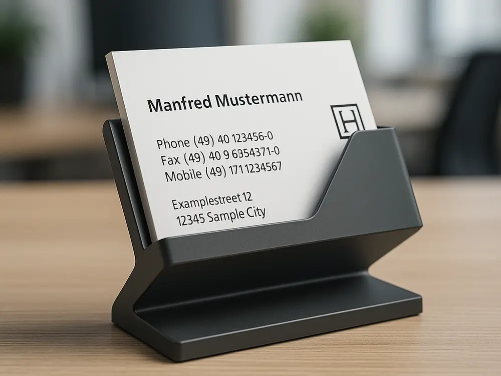 Modern Business Card Holder by LemonArts