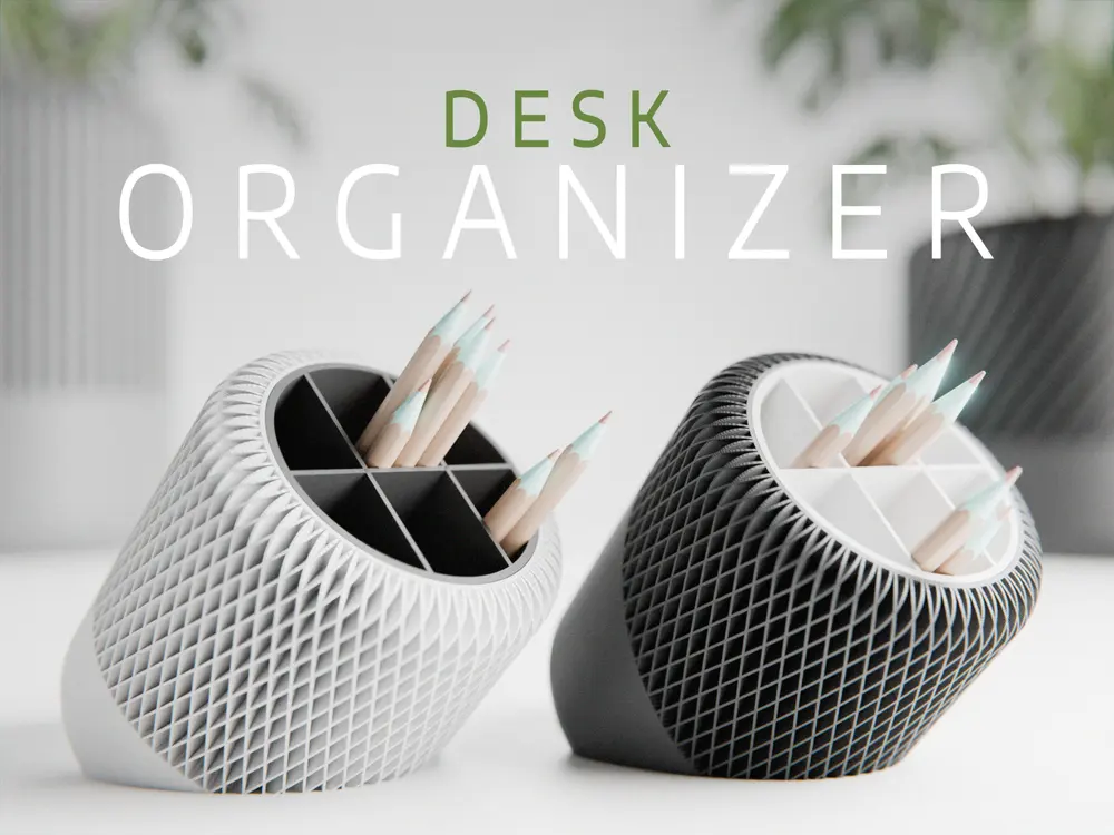 Modern Japandi Desk Organizer by S.Corp.