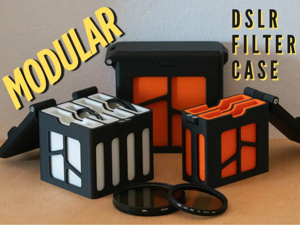 Modular Camera Lens Filter Case by Bigtower