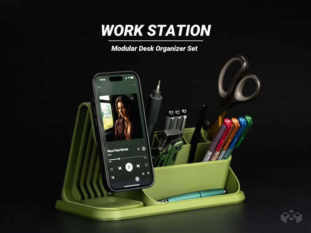 Modular Desk Organizer System by Meyui