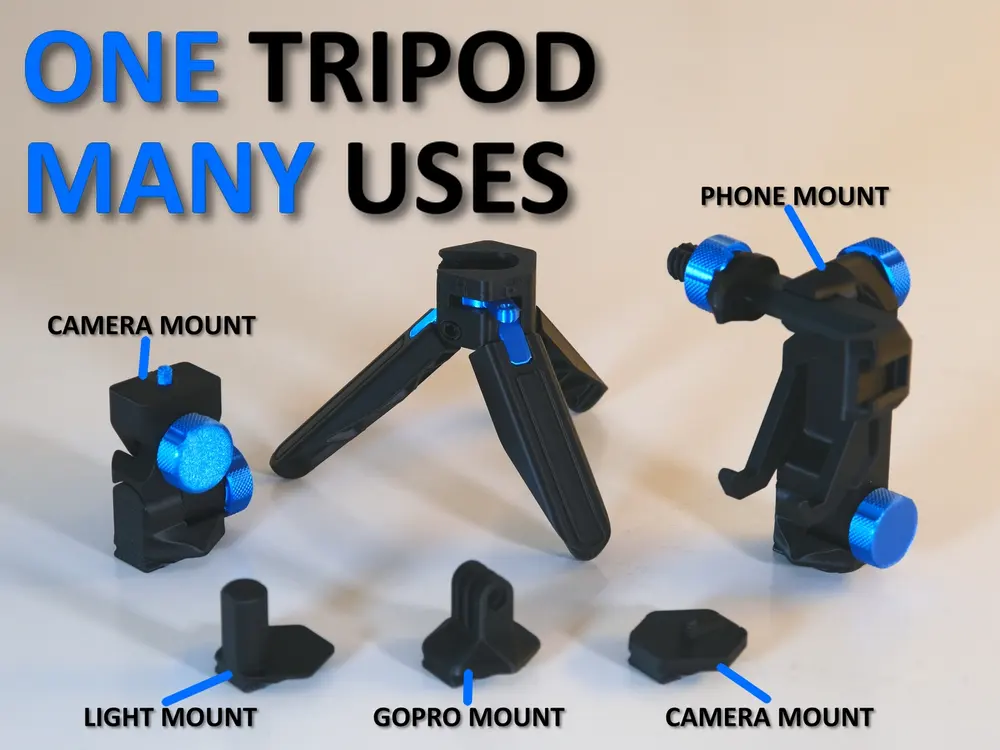 Modular Quick-Release Tripod by JaceDesigns
