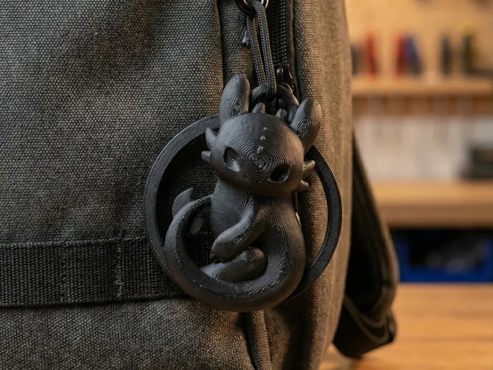 Night Fury Dragon Pendant by Lynns