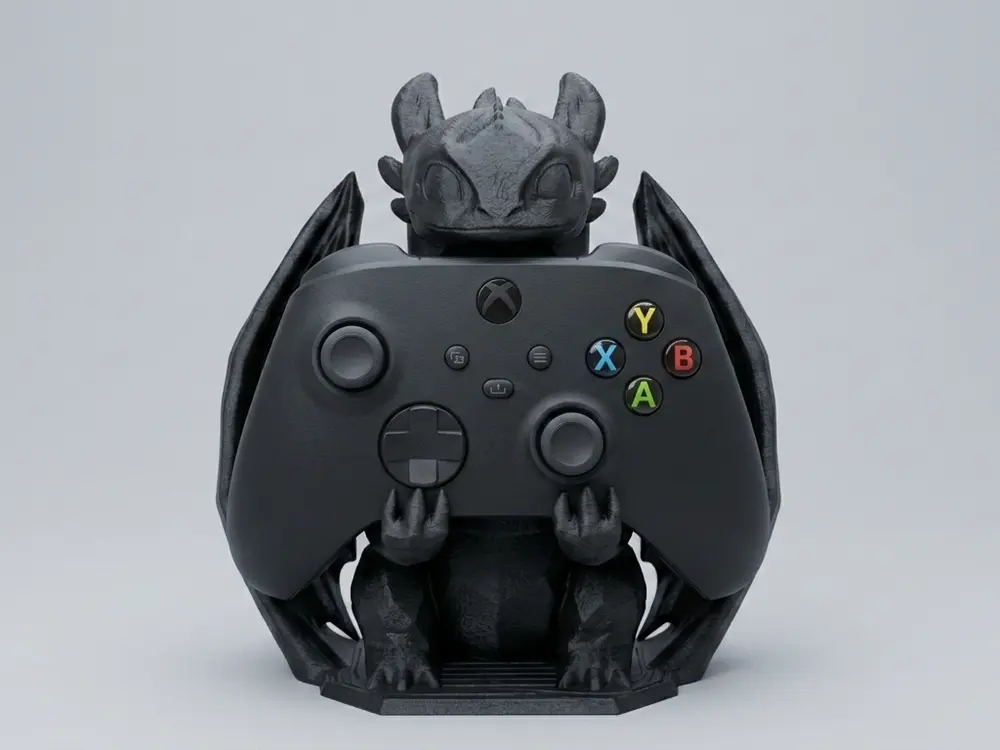 Night Fury Xbox Controller Stand by Oly