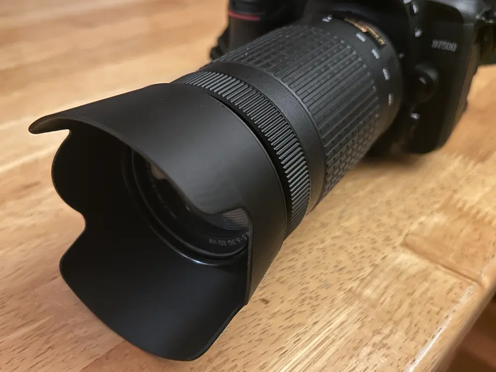 Nikon 58mm Lens Hood by Velociraptor