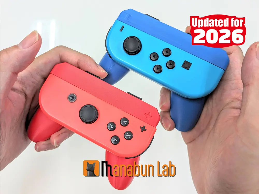 Nintendo Switch Joy-Con Grip by Manabun Lab