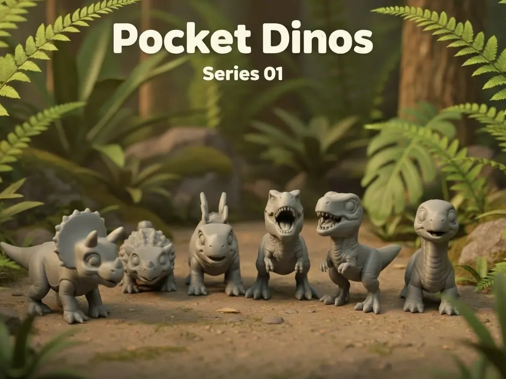 Pocket Dinos Figure by Badboyturnz