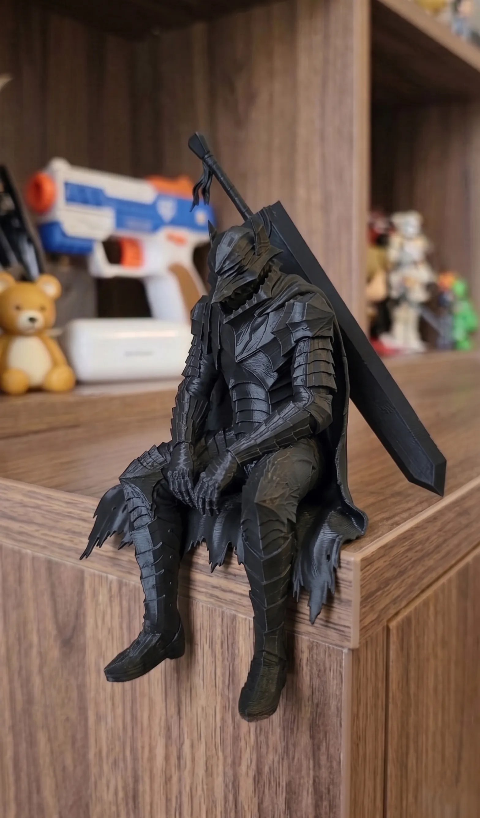 Resting Swordsman Edge Sitter