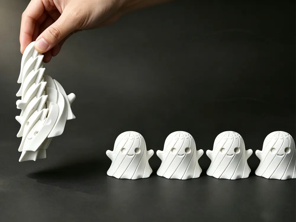 Retractable Sliding Little Ghost Fidget Toy by cecily