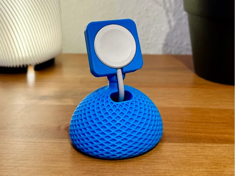 Retro AppleWatch Charger Stand (iMac Inspired) by EBdesign