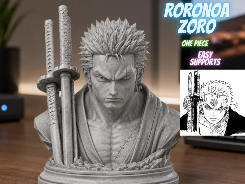 Roronoa Zoro Bust From One Piece by ShoheiX