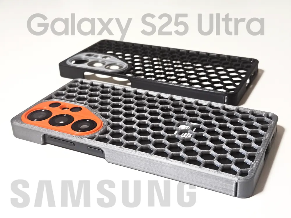 S25 Ultra HEX Honeycomb Case Cover by Sanja 3D