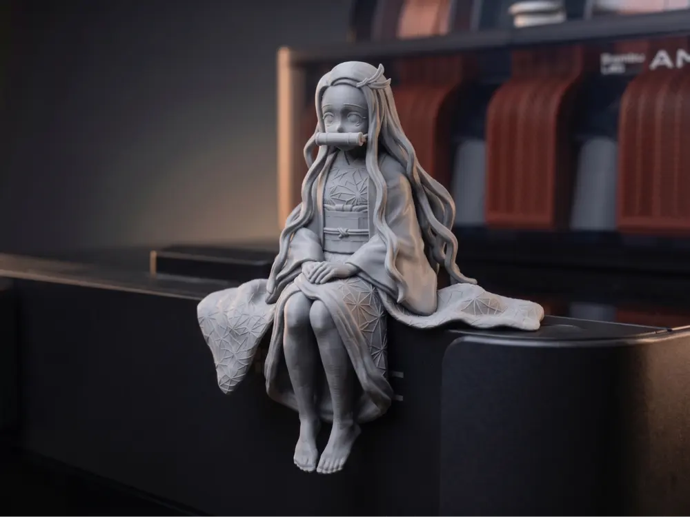 Seated Nezuko Monitor Buddy by Lynns