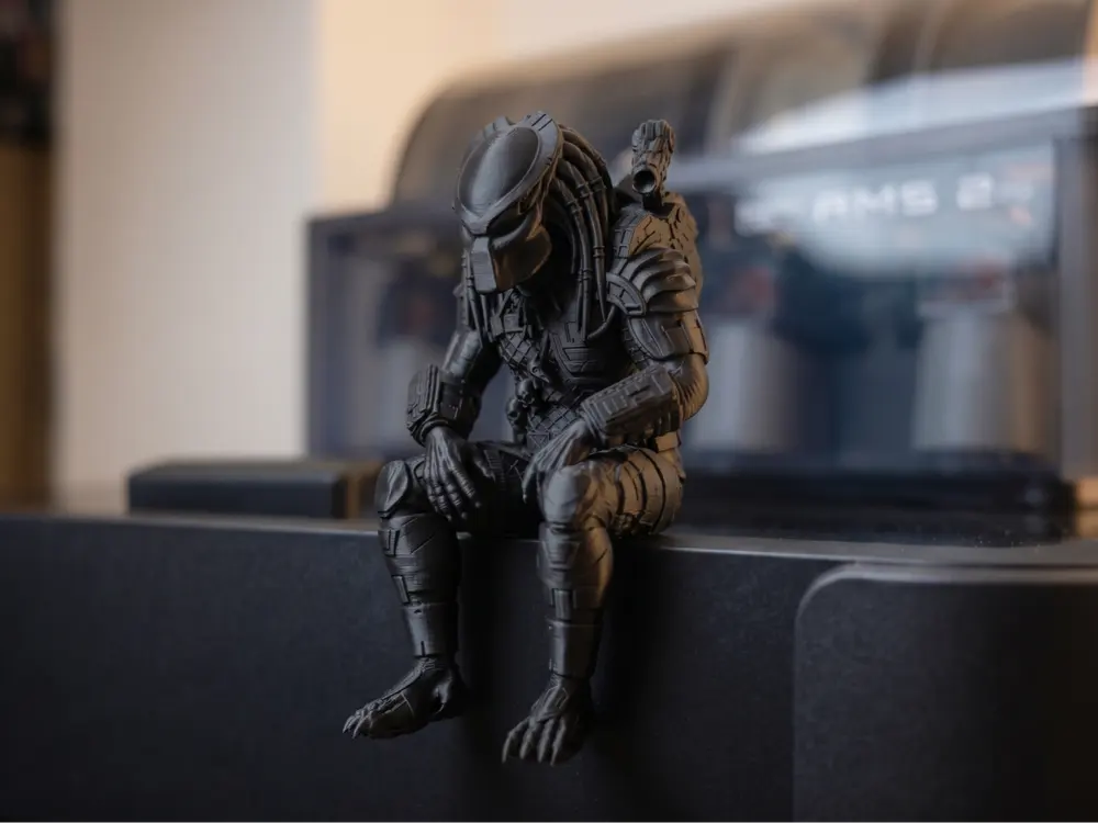 Sitting Predator Figure by Lynns