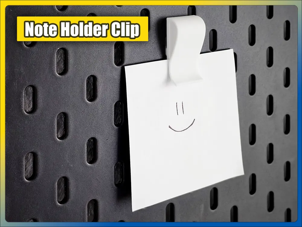 Skadis Note Holder Clip by AU3D
