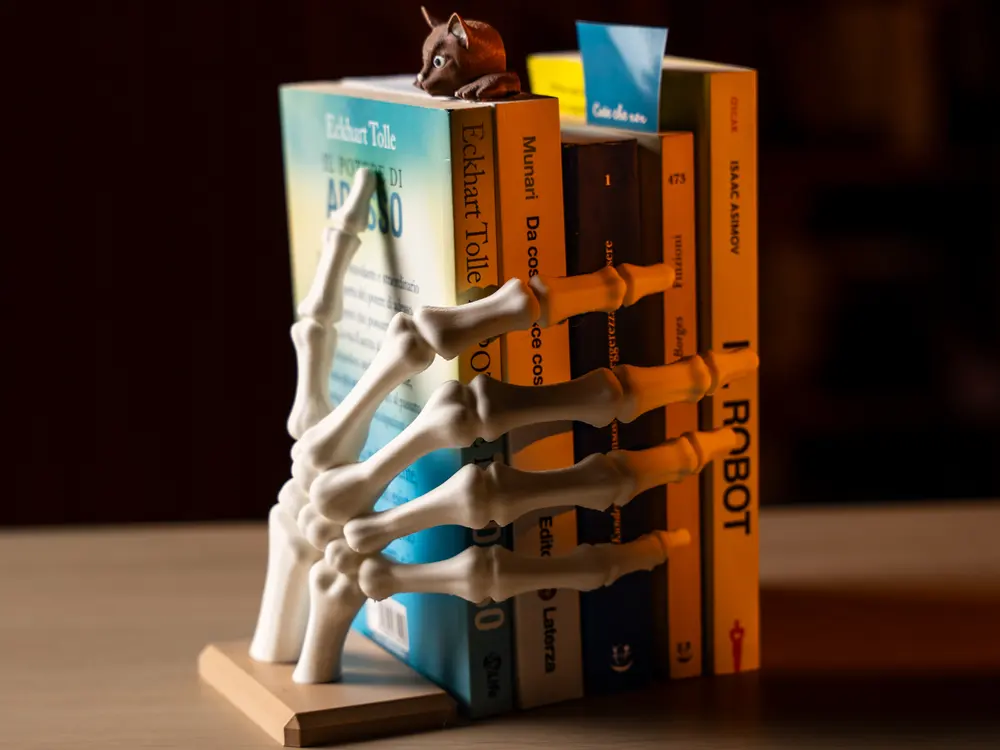 Skeleton Hand Bookstop by Collecticraft