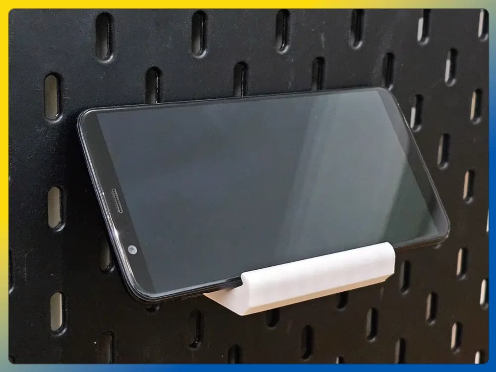Smartphone / Tablet Holder for IKEA Skadis by AU3D