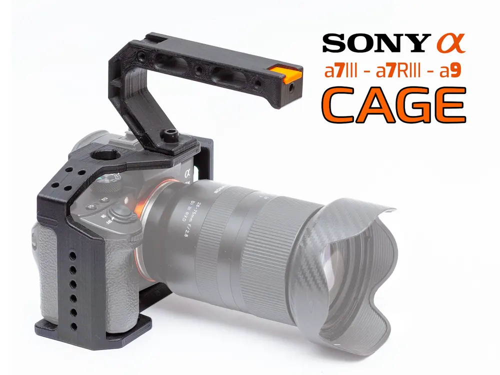 Sony A9 / A7 III Cage with Handles by Gianni Ceccanti