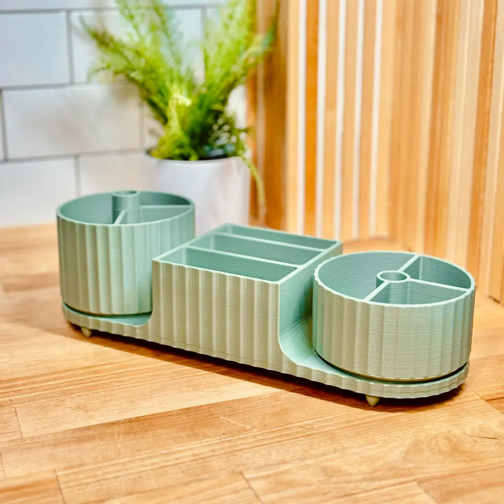 Spinning Bathroom Organizer by DKprints