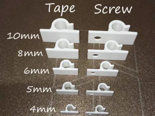 Strong Cable Clips by AndresMakes