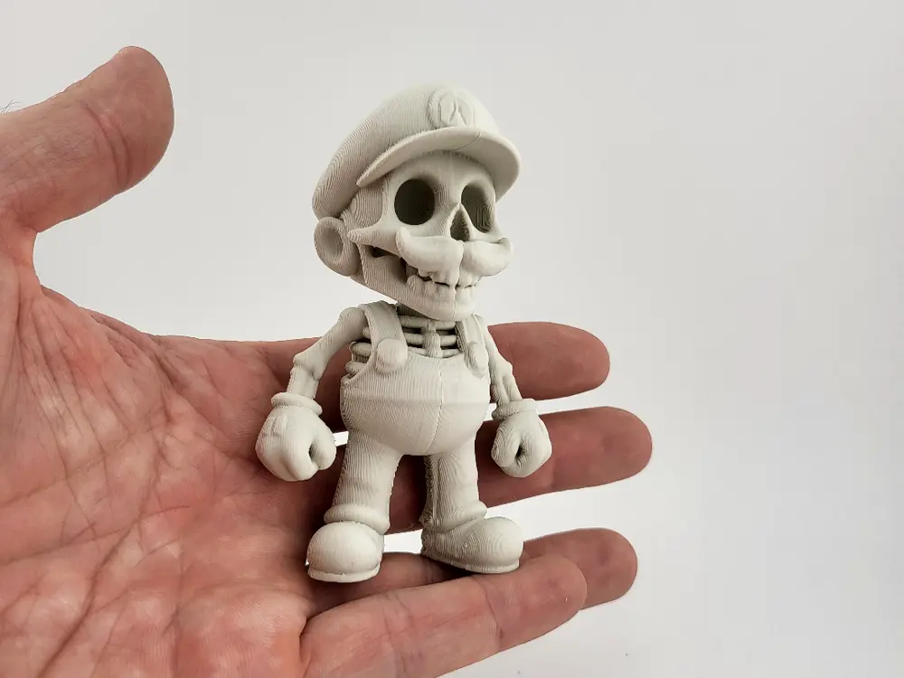 Super Mario Skeleton Nintendo 3D Printable Figure by Mad power