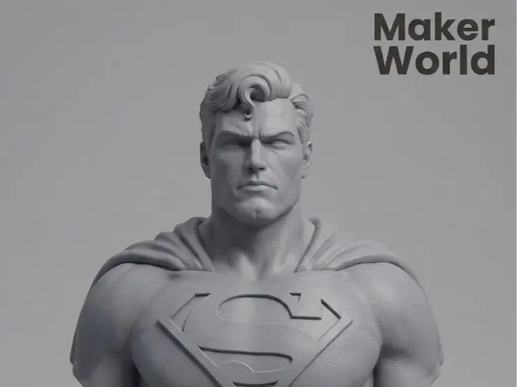 Superman Monochrome Bust by EnriBras