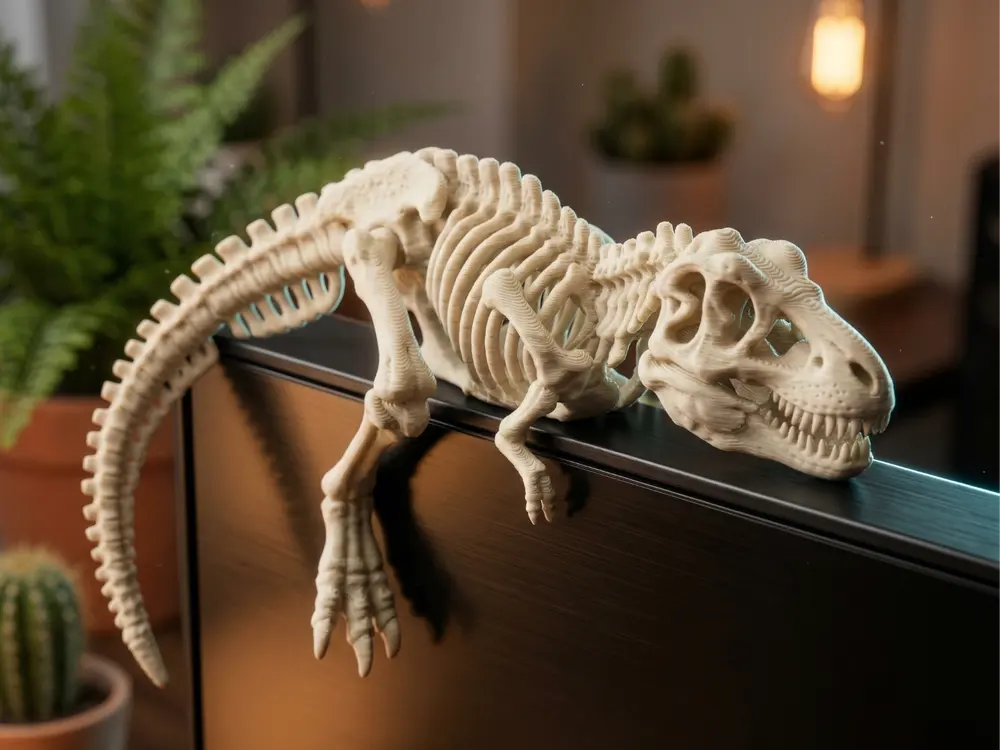 T-Rex Skeleton Desk Pet by Lynns