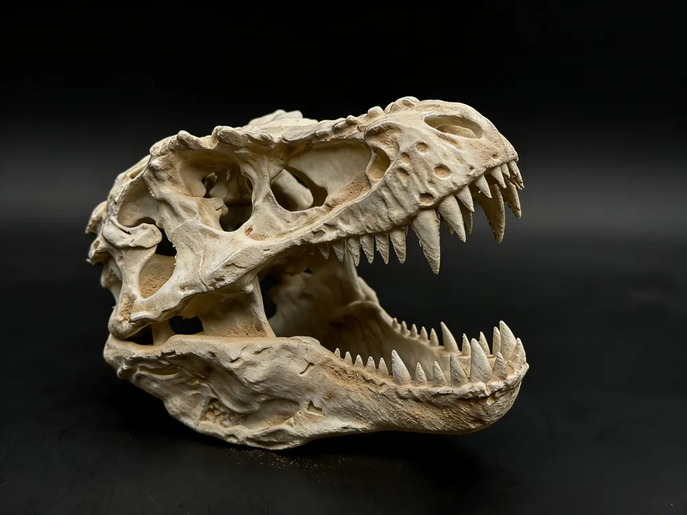 T-Rex Skull Fossil by BB Printing