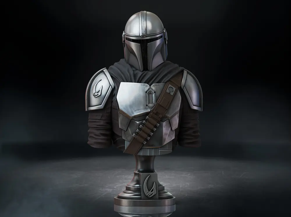 The Mandalorian Bust by FotisMint