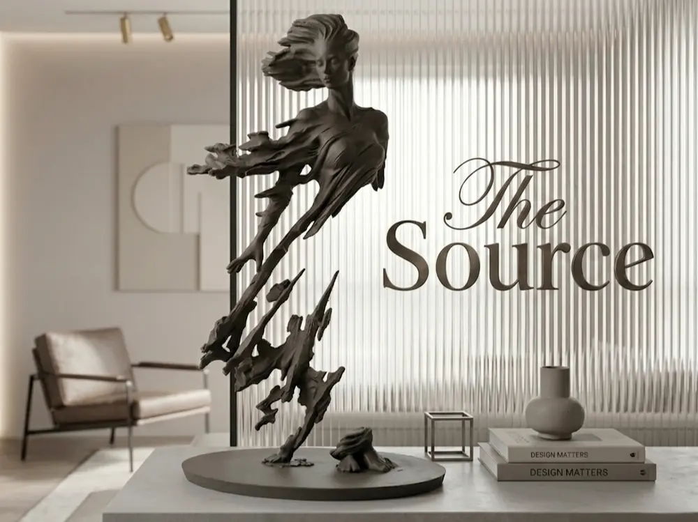 The Source Dynamic Sculpture by Krizia88cK