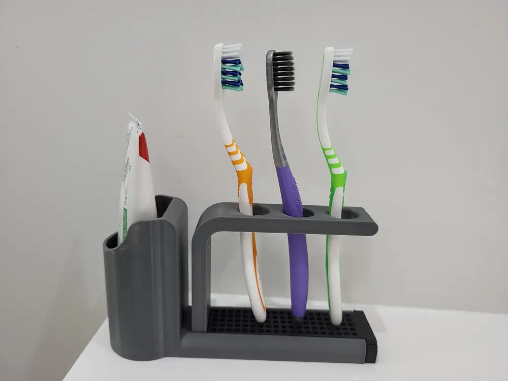 Toothbrush and Toothpaste Holder by Sérgio