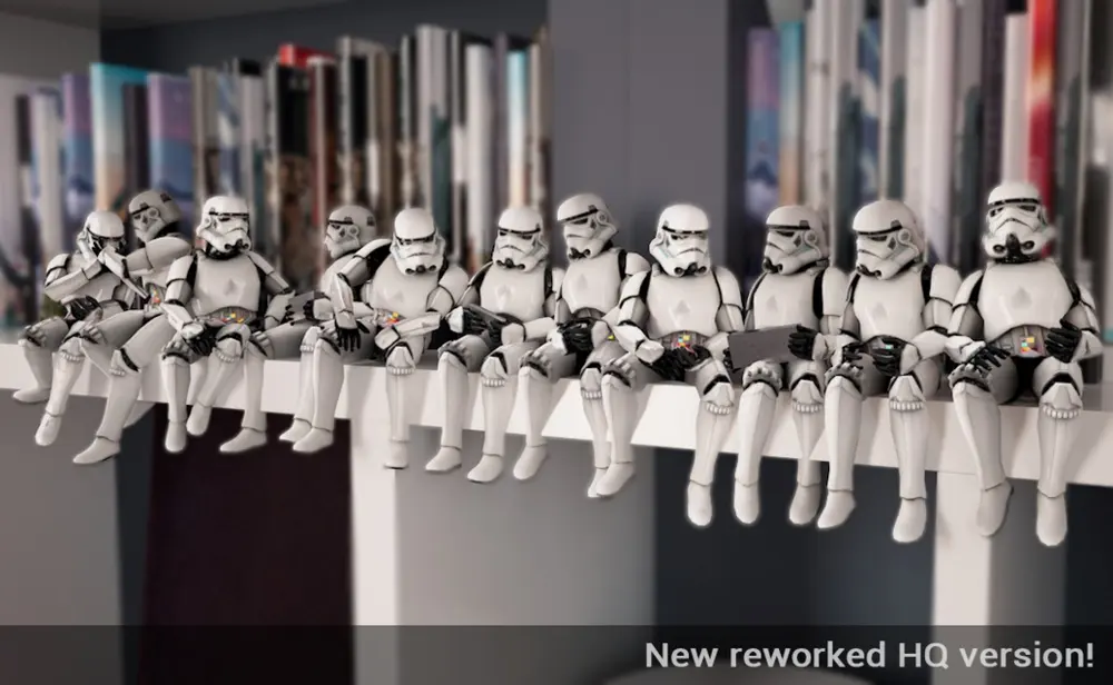 Troopers Lunch Atop a Shelf by FunkyArt
