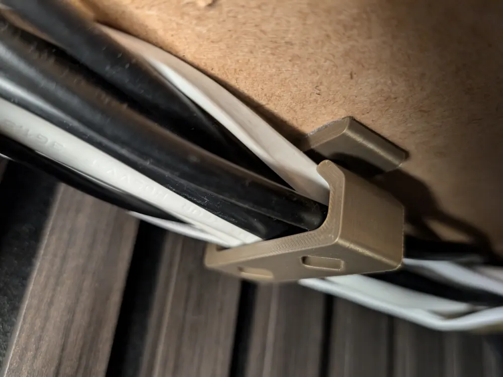 Under Desk Cable Management by mrGB