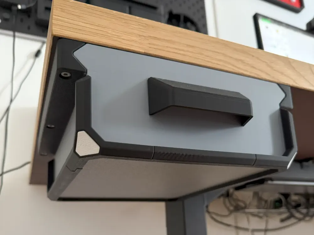 Under Desk Drawer with Multi Storage by JimmiboY - Youtube
