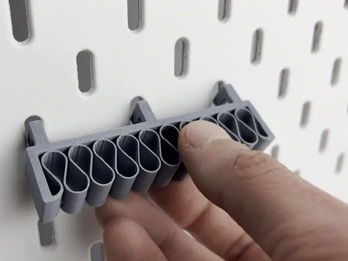 Universal Cable Holder Skadis Edition by Pixl